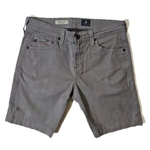 Adriano Goldschmied Shorts Womens 30 Gray Chino Slim Flat Front 5-Pocket